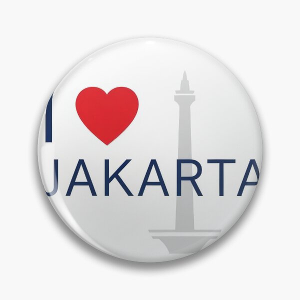 Item preview, I LOVE JAKARTA Design designed and sold by VerizalShop.