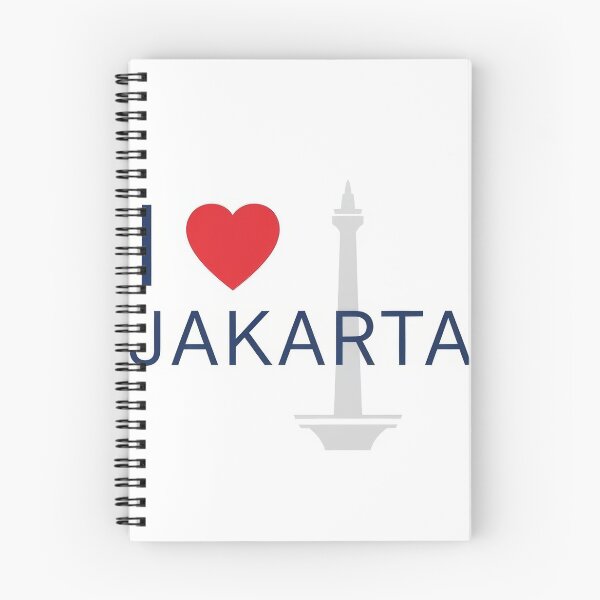 Item preview, I LOVE JAKARTA Design designed and sold by VerizalShop.