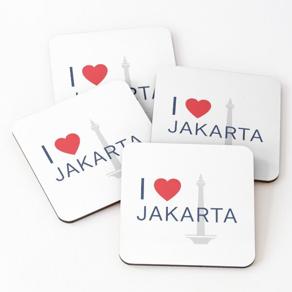 Item preview, I LOVE JAKARTA Design designed and sold by VerizalShop.