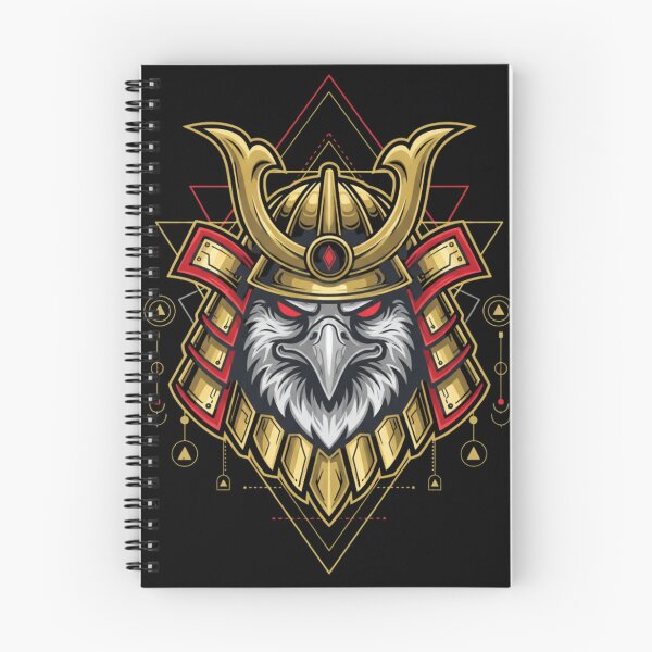 Item preview, Kensei Aegis — Samurai Eagle Mascot Logo (Gold, Red, Black) designed and sold by DONXX.