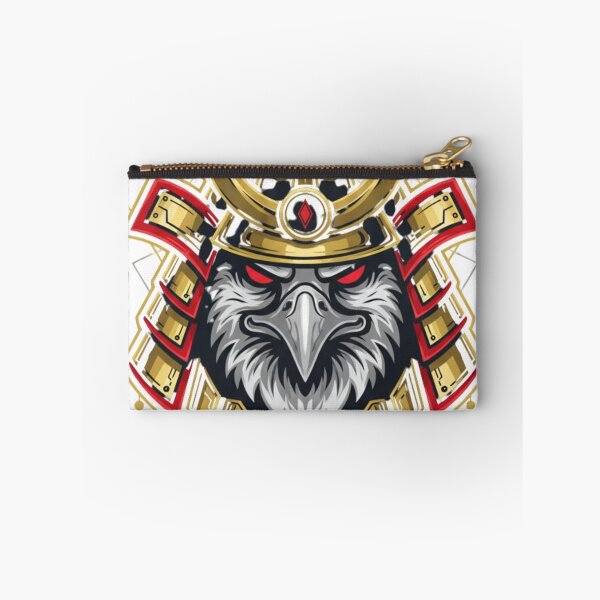 Item preview, Kensei Aegis — Samurai Eagle Mascot Logo (Gold, Red, Black) designed and sold by DONXX.