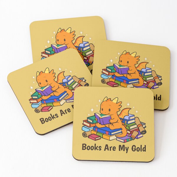 Item preview, Book Buddies: Dragon: Books Are My Gold designed and sold by AvocasaStudios.