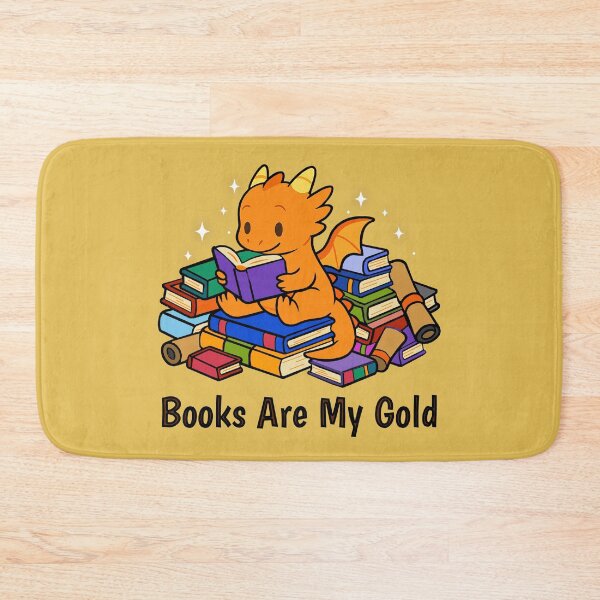 Item preview, Book Buddies: Dragon: Books Are My Gold designed and sold by AvocasaStudios.