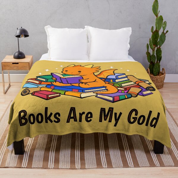 Item preview, Book Buddies: Dragon: Books Are My Gold designed and sold by AvocasaStudios.