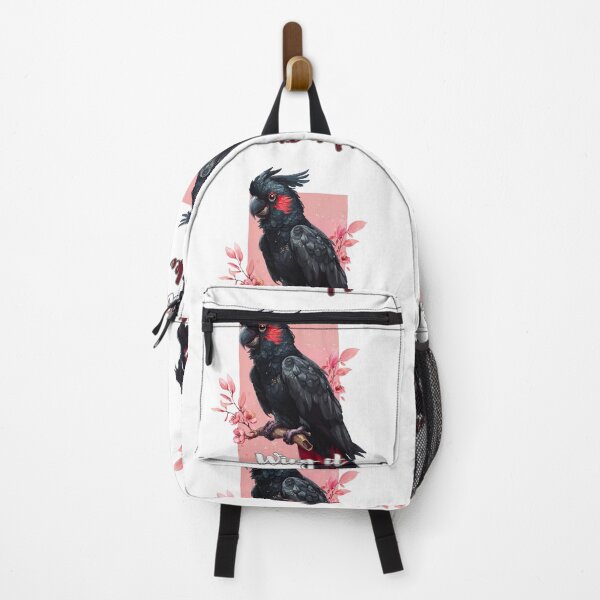 Item preview, Black Palm Cockatoo with “Wing It Like a Pro” Quote designed and sold by Anastasiia Yurevych.