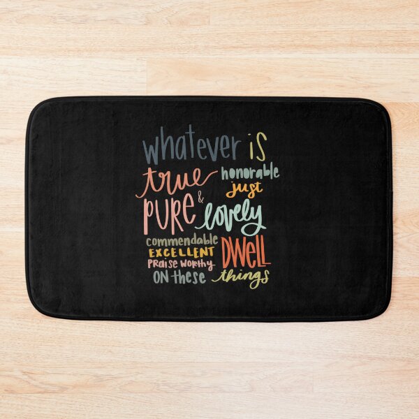 Item preview, Philippians 4:8 Bible Verse Quote designed and sold by MichelleBooth1.