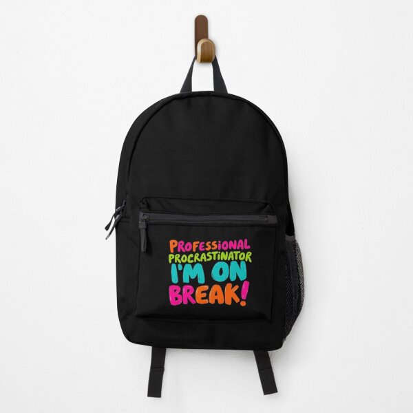 Item preview, Professional Procrastinator On Break Colorful Quote designed and sold by SholoStudio.