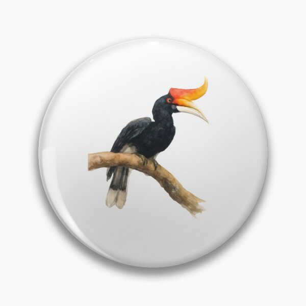 Item preview, Rhinoceros Hornbill (Buceros rhinoceros) designed and sold by HOMETOWN86.