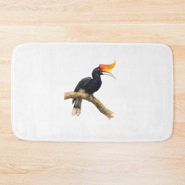 Item preview, Rhinoceros Hornbill (Buceros rhinoceros) designed and sold by HOMETOWN86.