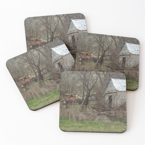 Item preview, Old Truck & Shed, Country Australia designed and sold by SculleryDaysVtg.