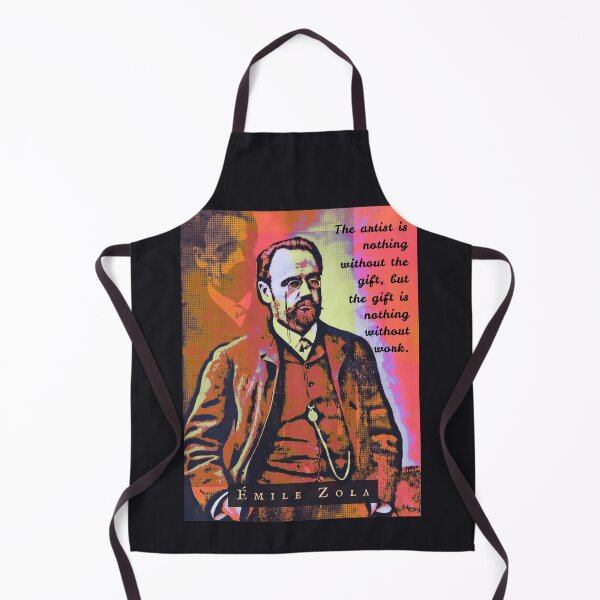 Item preview, CÉmile Zola quote: The artist is nothing without the gift, but the gift is nothing without work. designed and sold by artbleed.