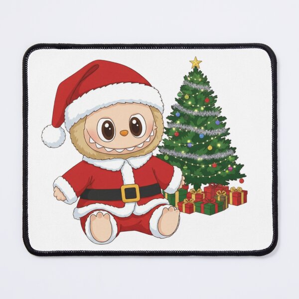 Item preview, labubu, cute adorable santa labubu doll with christmas tree designed and sold by nicnacc.