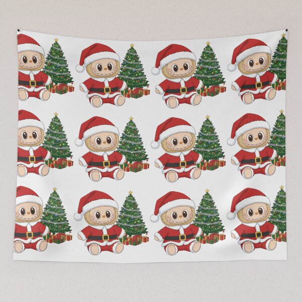 Item preview,   labubu, cute adorable santa labubu doll with christmas tree designed and sold by nicnacc.