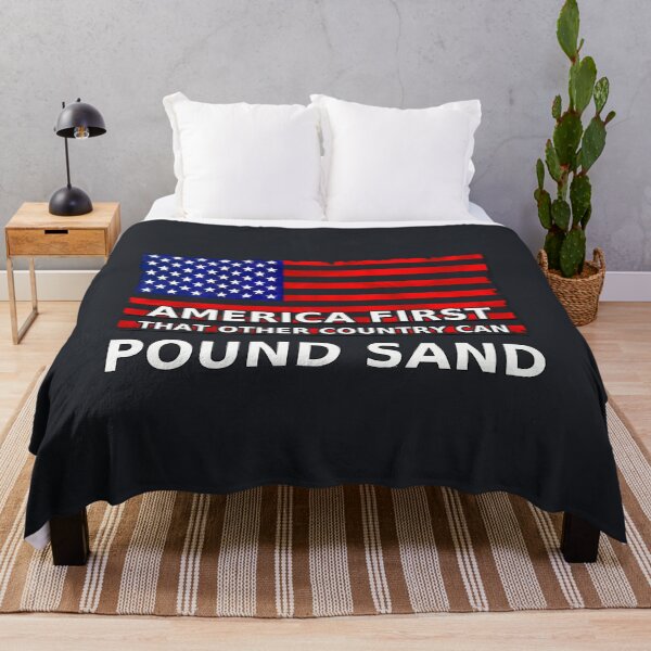 Item preview, America First — Pound Sand (Flag Edition) designed and sold by Sanctum Icons.