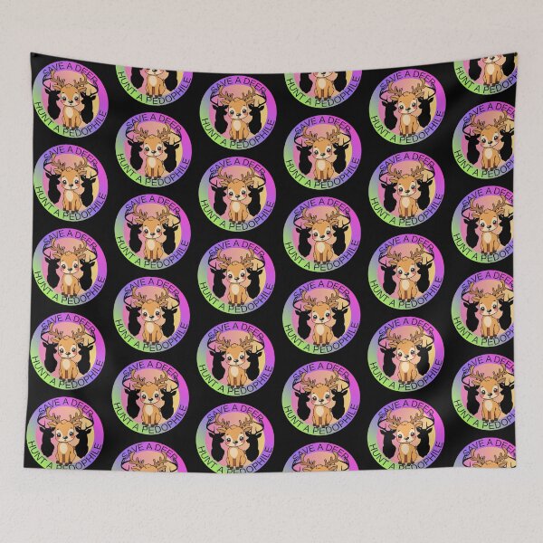 Item preview, Save A Deer Hunt A P3do Ombre Circle designed and sold by 2CRE8IVE4925.