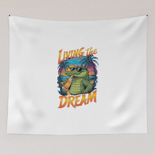 Item preview, Funny Shirt : The Crocky // Living The Dream designed and sold by 140225TeesAndP.