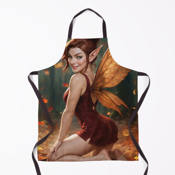 Item preview, Fortunate Valentina autumn leaves fairy  designed and sold by CathryneDelamort.