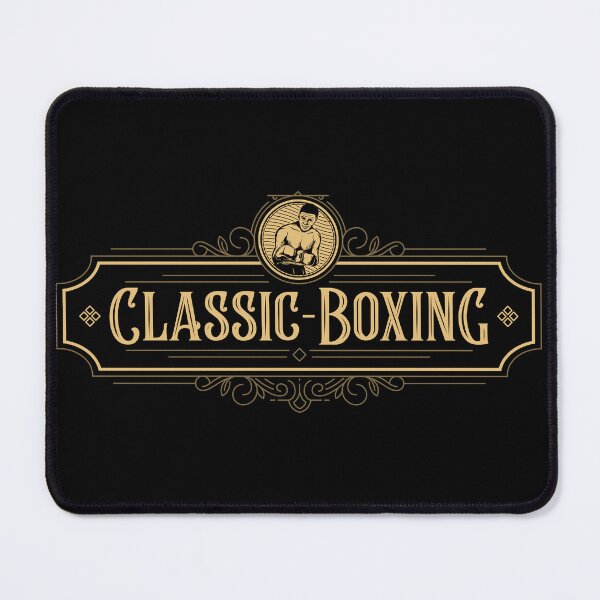 Item preview, Classic-Boxing Logo – Gold on Black designed and sold by dma-studios.