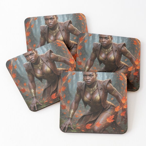 Item preview, African sorceress autumn leaves   designed and sold by CathryneDelamort.