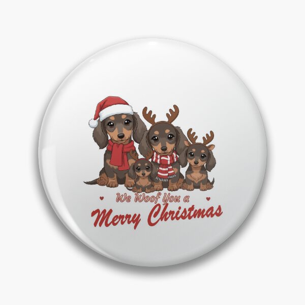 Item preview, We Woof You a Merry Christmas – Cute Dachshunds Family Design designed and sold by The Real Life Symphony.