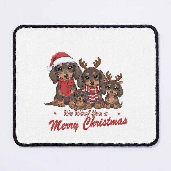 Item preview, We Woof You a Merry Christmas – Cute Dachshunds Family Design designed and sold by The Real Life Symphony.