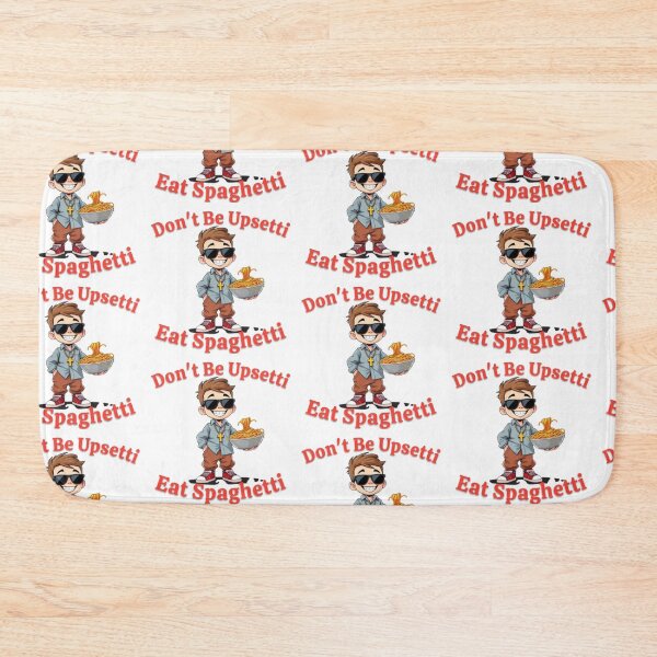 Item preview, Don't Be Upsetti Eat Spaghetti Funny Pop Art Collection designed and sold by SaucyFoodTruck.