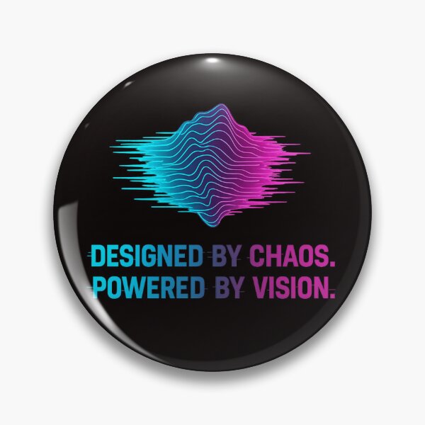Item preview, Designed by Chaos — Powered by Vision | Neon Glitch Cyber Aesthetic designed and sold by Tadeusz1.