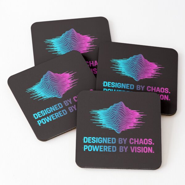 Item preview, Designed by Chaos — Powered by Vision | Neon Glitch Cyber Aesthetic designed and sold by Tadeusz1.