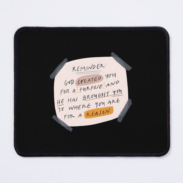Item preview, Reminder — God Created You for a Purpose designed and sold by MichelleBooth1.