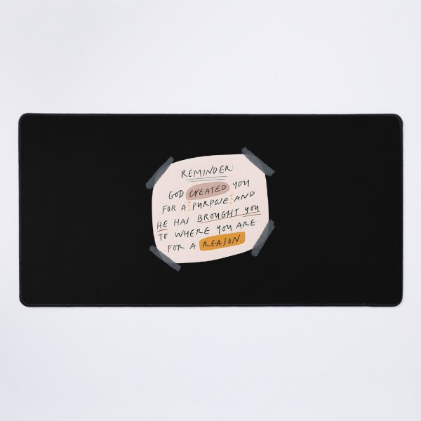 Item preview, Reminder — God Created You for a Purpose designed and sold by MichelleBooth1.