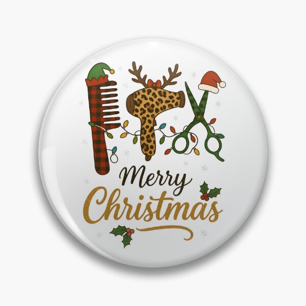 Item preview, Merry Christmas Hairstylist Holiday Salon Design designed and sold by Imaginationbeyond.