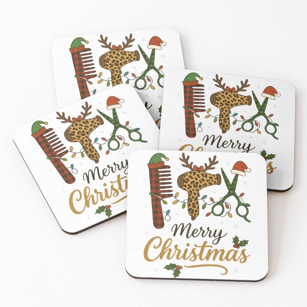 Item preview, Merry Christmas Hairstylist Holiday Salon Design designed and sold by Imaginationbeyond.