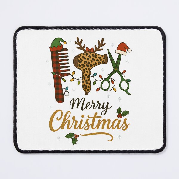 Item preview, Merry Christmas Hairstylist Holiday Salon Design designed and sold by Imaginationbeyond.