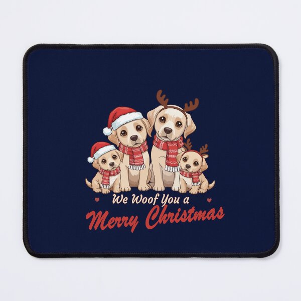 Item preview, We Woof You a Merry Christmas – Cute Labrador Retriever Family Design designed and sold by The Real Life Symphony.