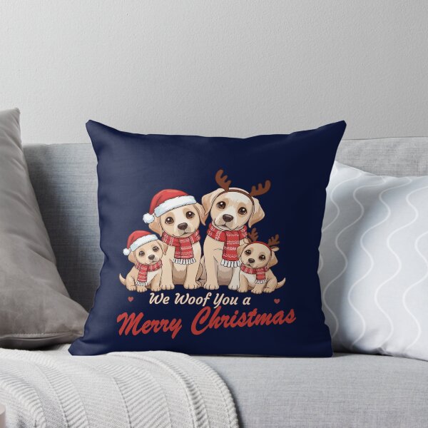 Item preview, We Woof You a Merry Christmas – Cute Labrador Retriever Family Design designed and sold by The Real Life Symphony.