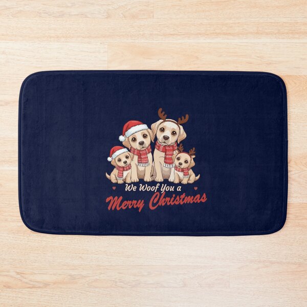 Item preview, We Woof You a Merry Christmas – Cute Labrador Retriever Family Design designed and sold by The Real Life Symphony.