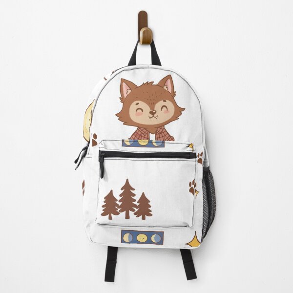 Item preview, Cute Werewolf Kawaii Camping Sticker Sheet designed and sold by Kakon-52.