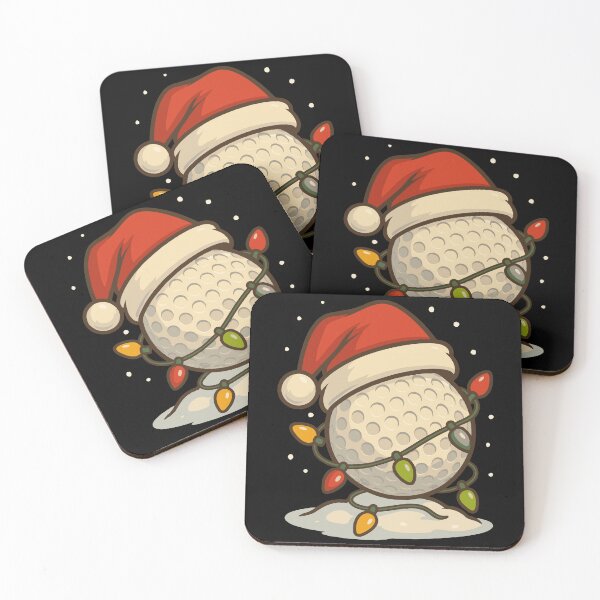 Item preview, Funny Golf Christmas Golf Ball Santa Hat designed and sold by LuminOrb.