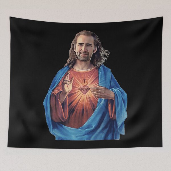 Item preview, Nicolas Cage is Jesus   designed and sold by myhero2699.