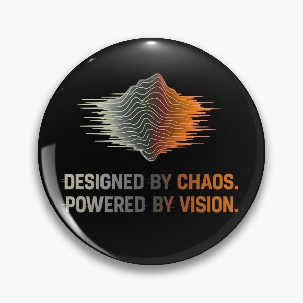 Item preview, Designed by Chaos — Powered by Vision | Neon Glitch Cyber Aesthetic designed and sold by Tadeusz1.