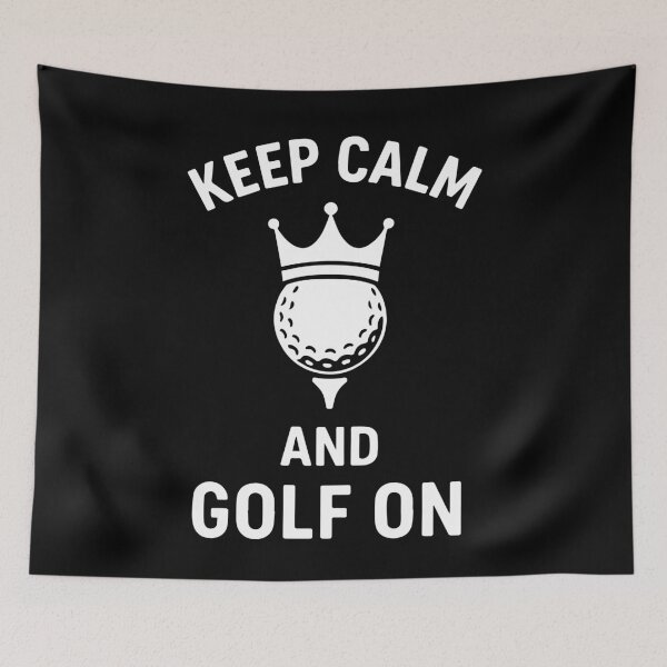 Item preview, Keep Calm And Golf On Golf Lover Tee designed and sold by LuminOrb.