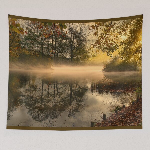 Item preview, Lumsdale Autumn Lake designed and sold by Alisonchambers2.