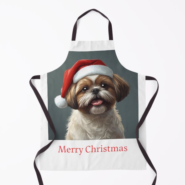 Item preview, Merry Christmas shitzu designed and sold by ARTProject79.