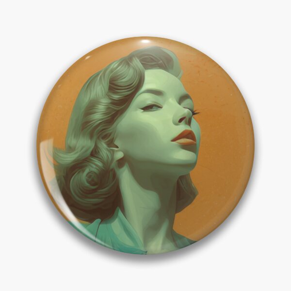 Item preview, Atomic Age Socialite — Mid-Century Modern Retro Futurism Art Print designed and sold by WartonnoArt.