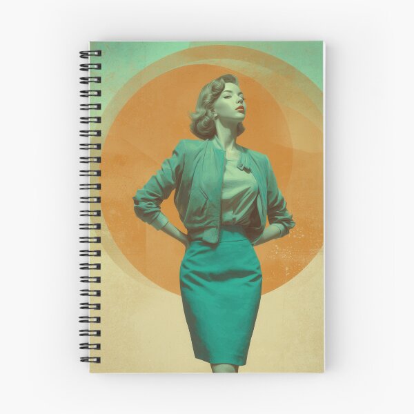 Item preview, Atomic Age Socialite — Mid-Century Modern Retro Futurism Art Print designed and sold by WartonnoArt.