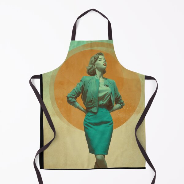 Item preview, Atomic Age Socialite — Mid-Century Modern Retro Futurism Art Print designed and sold by WartonnoArt.