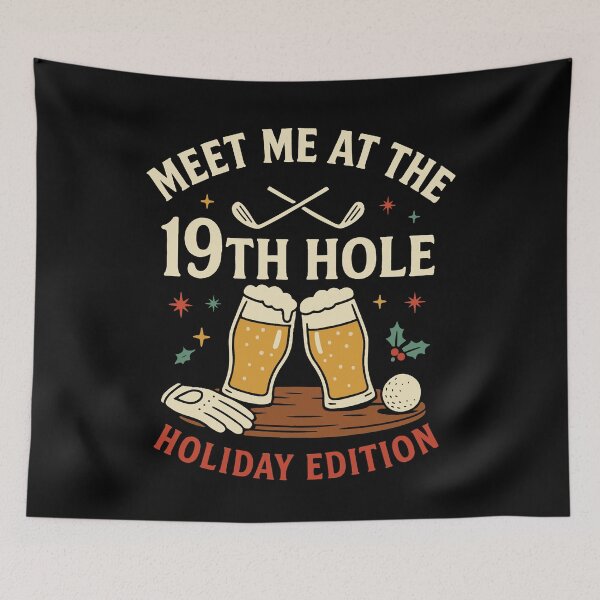 Item preview, Meet Me At The 19th Hole Holiday Edition designed and sold by LuminOrb.