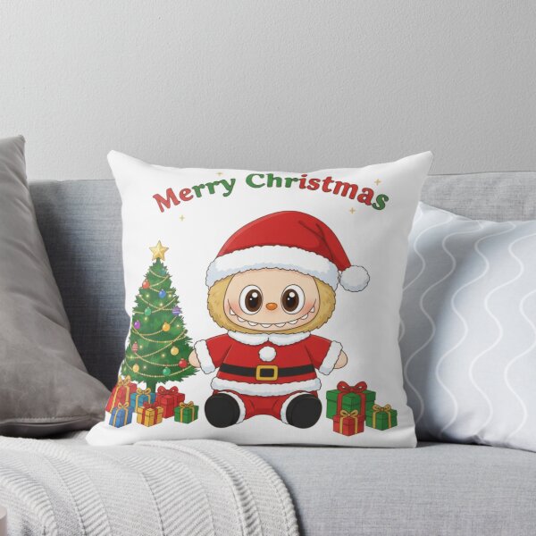 Item preview, merry christmas,, cute adorable santa labubu doll with christmas tree designed and sold by nicnacc.