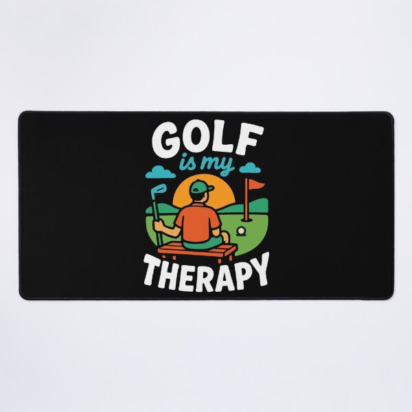 Item preview, Golf Is My Therapy Funny Golf Lover Design designed and sold by LuminOrb.