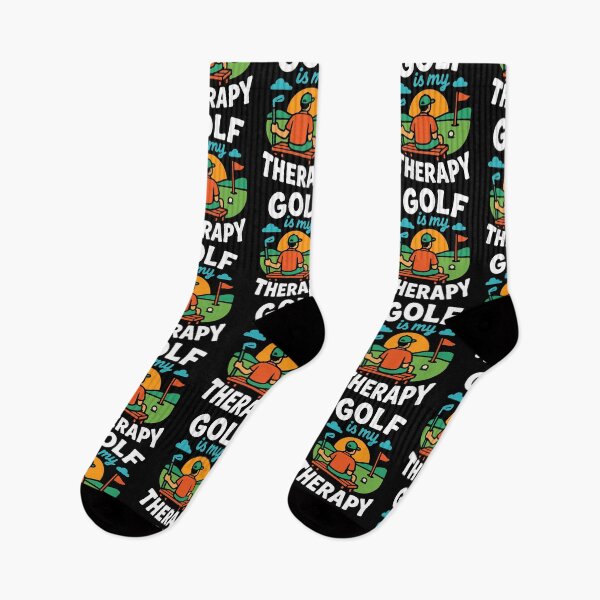 Item preview, Golf Is My Therapy Funny Golf Lover Design designed and sold by LuminOrb.